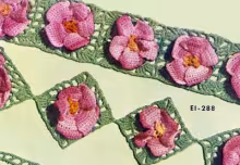 Apple Blossom Edging & Insertion Pattern