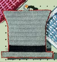 High Hat Pot Holder Pattern #S-708