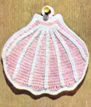 Sea Shell Pot Holder Pattern #S-710