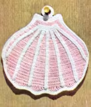 Sea Shell Pot Holder Pattern #S-710