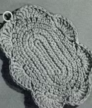 Scallop Potholder Pattern #9388