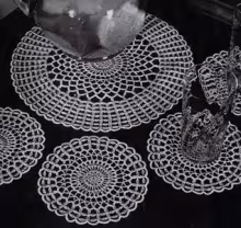 Trellis Doily Set Pattern #7715