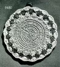 Round Potholder Pattern #9480
