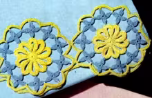 Spin-a-Daisy Motif Pattern
