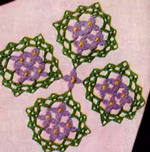 Forget-Me-Not Motif Pattern