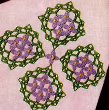 Forget-Me-Not Motif Pattern