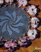Petunias Doily Pattern