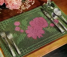 Rose Bouquet Doily Pattern