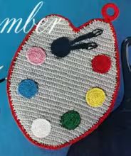 Palette Potholder Pattern #S-370