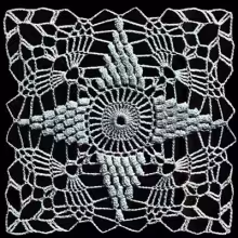 Pineapple Square Pattern #S-736