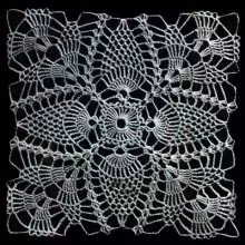 Pineapple Square Pattern #S-738