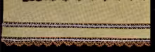 Edging and Insertion for Yellow Guest Towel Pattern