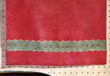 Rose Guest Towel Insertion Pattern