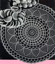 Cloverleaf Doily Pattern #S-891