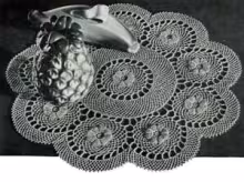 Ring of Roses Doily Pattern #S-896