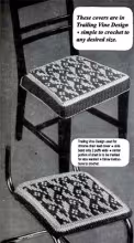 Trailing Vine Chair Seat Cover Pattern