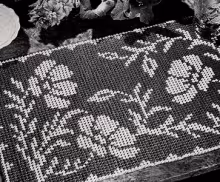 Poppy Parade Place Mats Pattern #6