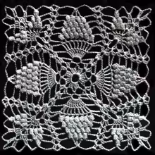 Pineapple Square Pattern #S-740
