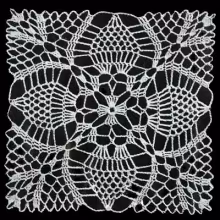 Pineapple Square Pattern #S-746