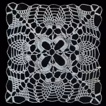 Pineapple Square Pattern #S-747