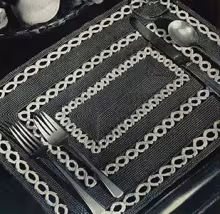 Ship's Cable Placemat Pattern #12-41
