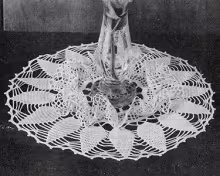 Ruffled Charmer Doily Pattern #3-45