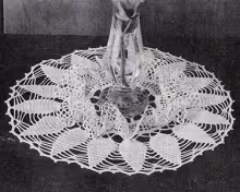 Ruffled Charmer Doily Pattern #3-45