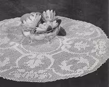 Tudor Rose Elegance Doily Pattern #3-53