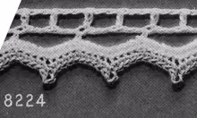 Collar & Cuff Edging #8224 Pattern