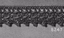 Lingerie Edging #8247 Pattern