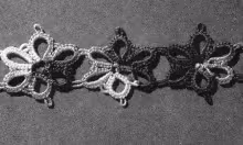 Tatted Edging Pattern #8198