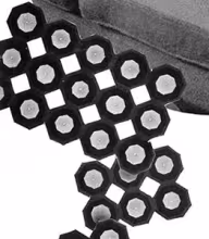 Tri-Colored Octagon Chair Set Pattern #7095