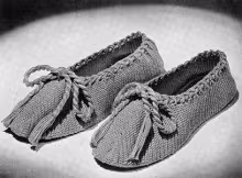 Bedroom Slippers Pattern #471