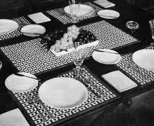 Modern Rustic Luncheon Set Pattern #7140