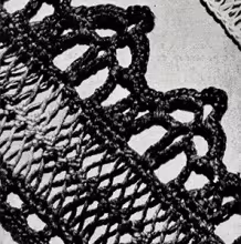 Hairpin Lace Edging Pattern #8245