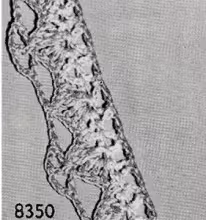 Two-Color Edging Pattern #8350