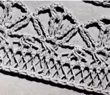 Hairpin Lace Edging Pattern #8394