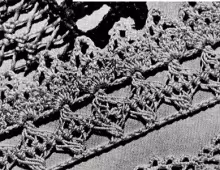 Hairpin Lace Edging Pattern #8395