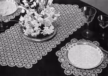 Snowdrift Luncheon Set Pattern #7266