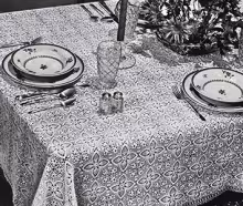 Heart's Desire Tablecloth Pattern #7338