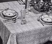 Heart's Desire Tablecloth Pattern #7338