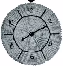 Clock Potholder Pattern