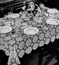 Dance of the Flowers Tablecloth Pattern #7385