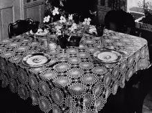 Forest Flowers Tablecloth Pattern #7387