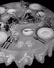 Family Affair Tablecloth Pattern #7416
