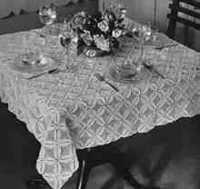 Four Leaf Clover Tablecloth Pattern #7525