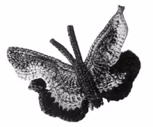 Butterfly Hair-Do Pattern #1163