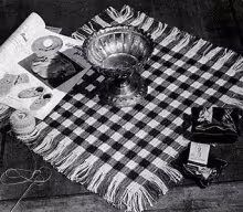 Checkerboard Placemat Pattern