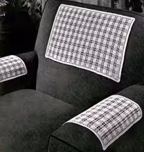 Gingham Square Chair Set Pattern #C-102