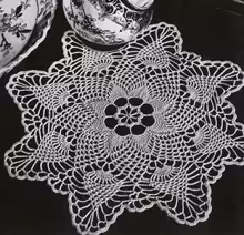 Pineapple Points Doily Pattern #PD-424